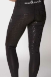 Double Pocket Full Seat Equestrian Riding Tights Black Back Left B Performa Ride
