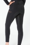 Spark Horse Riding Tights Black Left Back Close Performa Ride