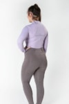 Spark Horse Riding Tights Grey Left Back Model Performa Ride