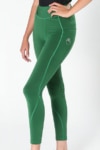Winter Disrupt Horse Riding Tights Green Left Front Performa Ride